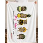 Flannel Blanket 280G sm single-side print
