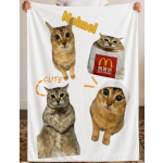 Flannel Blanket 280G sm single-side print