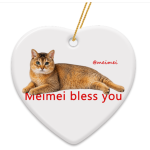 Meimei Ceramic Pendant (Double-Sided Print)