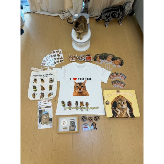 Upgraded Version Meimei Exclusive Paw‑Print Memorial Kit Hair Storage Bottle Birthday Keepsake