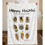 Flannel Blanket 280G sm single-side print